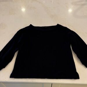 J. Crew Classic Black Top